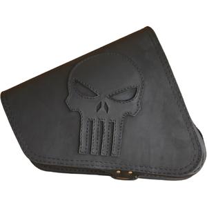 Borsa da moto in pelle RSA S571 Punisher HD Sportster nera