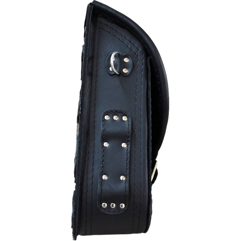 Borsa da moto in pelle RSA S592 HD Softtail nera