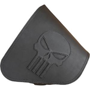 Borsa da moto in pelle RSA S63 Punisher nera
