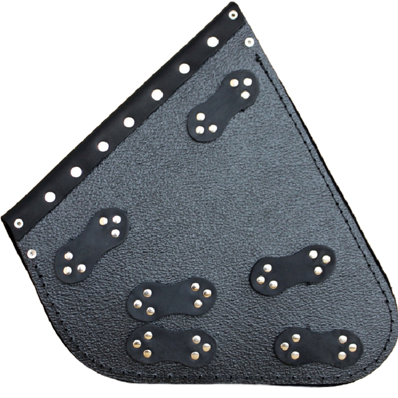 Borsa da moto in pelle RSA S63 Punisher nera