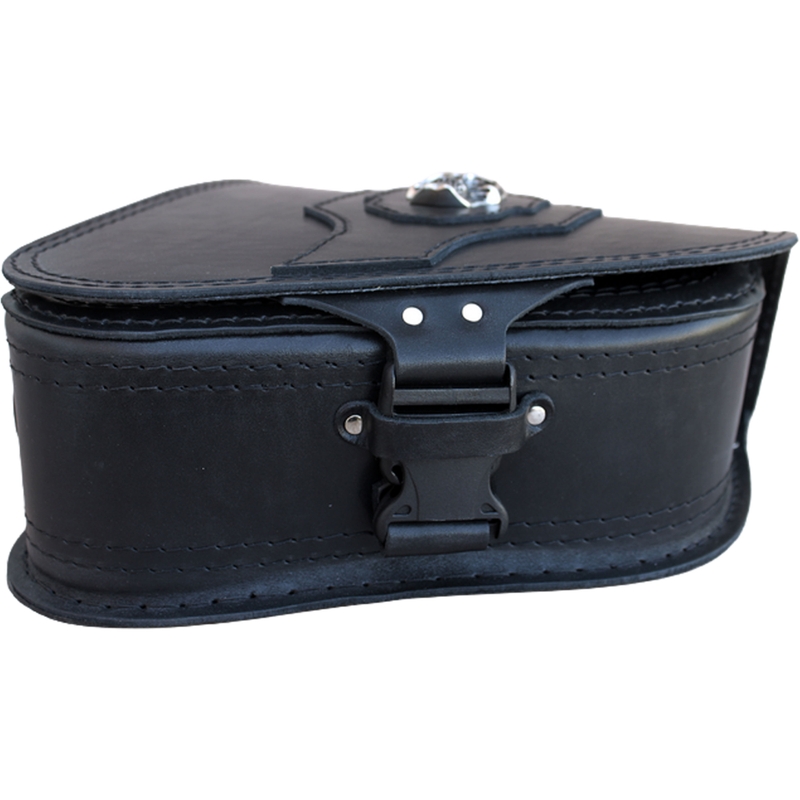 Borsa da moto in pelle RSA S637 HD Softail nera