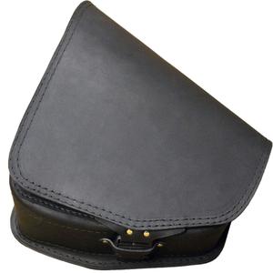 Borsa da moto in pelle RSA S661 HD Softail nera