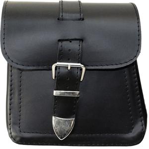 Tasche laterali in pelle per moto RSA Ki18 2 pezzi nere