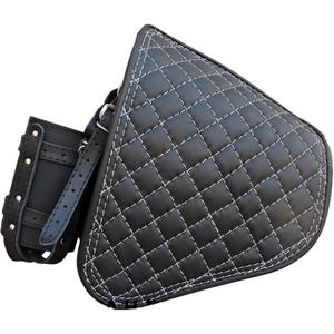 Borsa da moto in pelle RSA S63 HD Softail nera