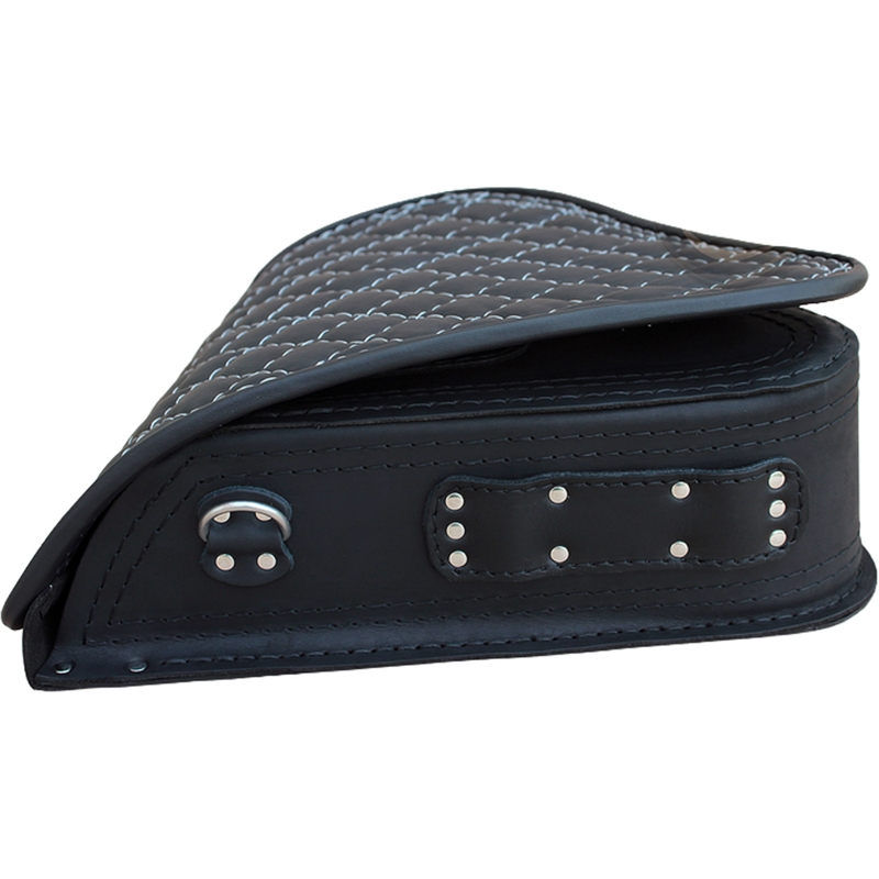 Borsa da moto in pelle RSA S63 HD Softail nera