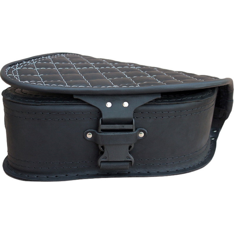 Borsa da moto in pelle RSA S63 HD Softail nera