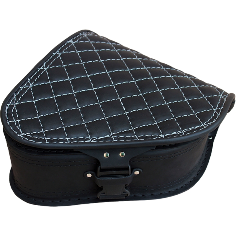 Borsa da moto in pelle RSA S63 HD Softail nera