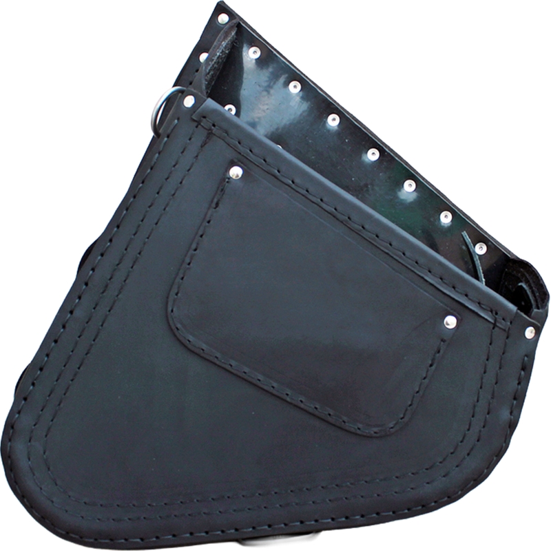 Borsa da moto in pelle RSA S63 HD Softail nera