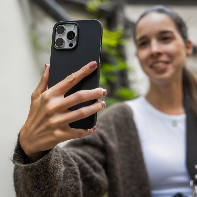 Cover posteriore in gomma FIXED Story per Xiaomi Redmi Note 15 Pro 5G nera