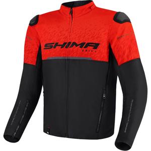 Giacca da moto Shima Drift nero-rosso