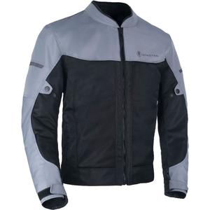 Giacca da moto Oxford Spartan Air grigio-nero