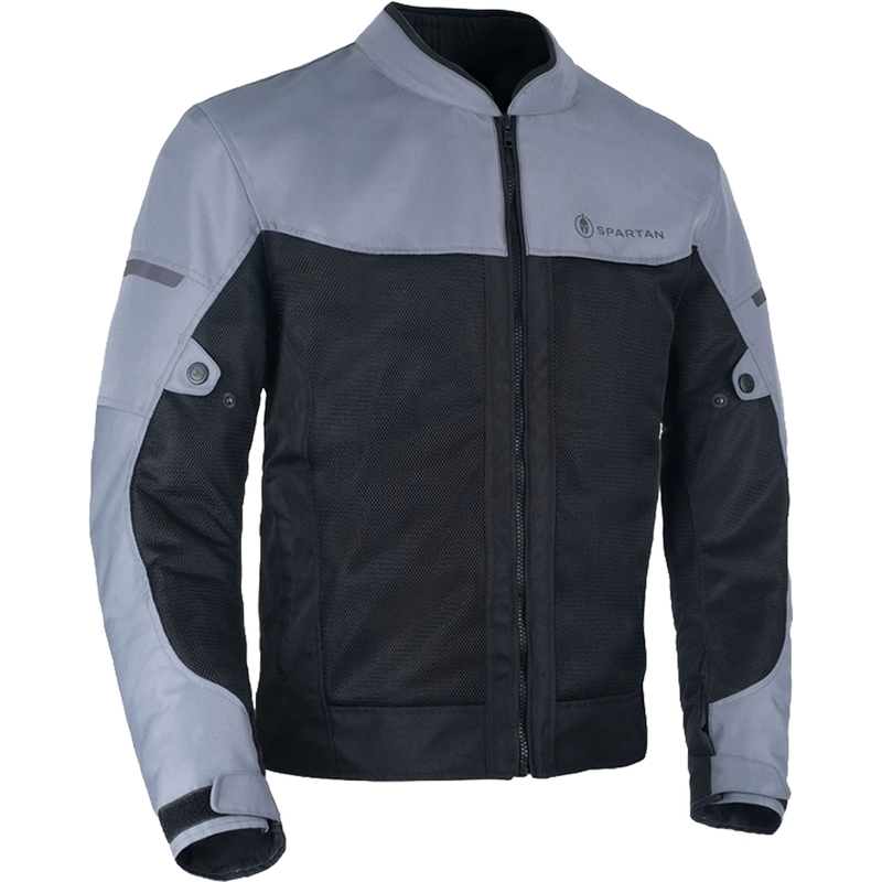 Giacca da moto Oxford Spartan Air grigio-nero