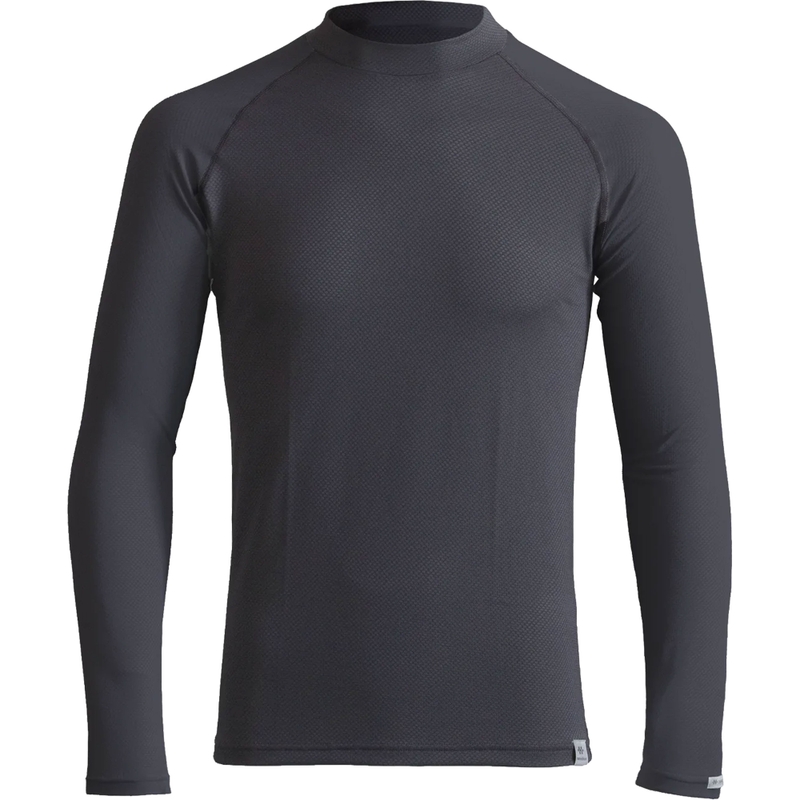 Camicia termica nanosilver® Raglan grigio antracite - manica lunga
