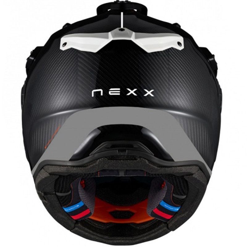 Casco da moto enduro Nexx X.Rally FIM Racing 2 Carbon nero-bianco