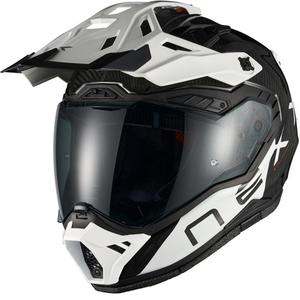 Casco da moto enduro Nexx X.Rally Gravix Carbon nero-bianco