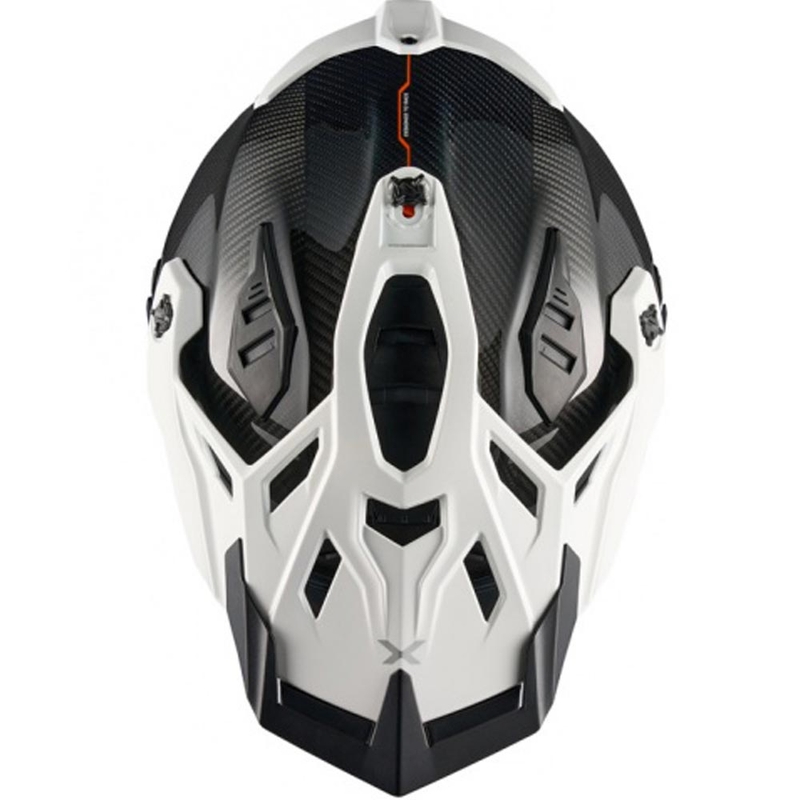 Casco da moto enduro Nexx X.Rally Gravix Carbon nero-bianco