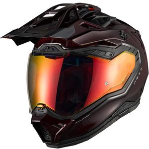Casco da moto enduro Nexx X.Rally Namib Carbon rosso