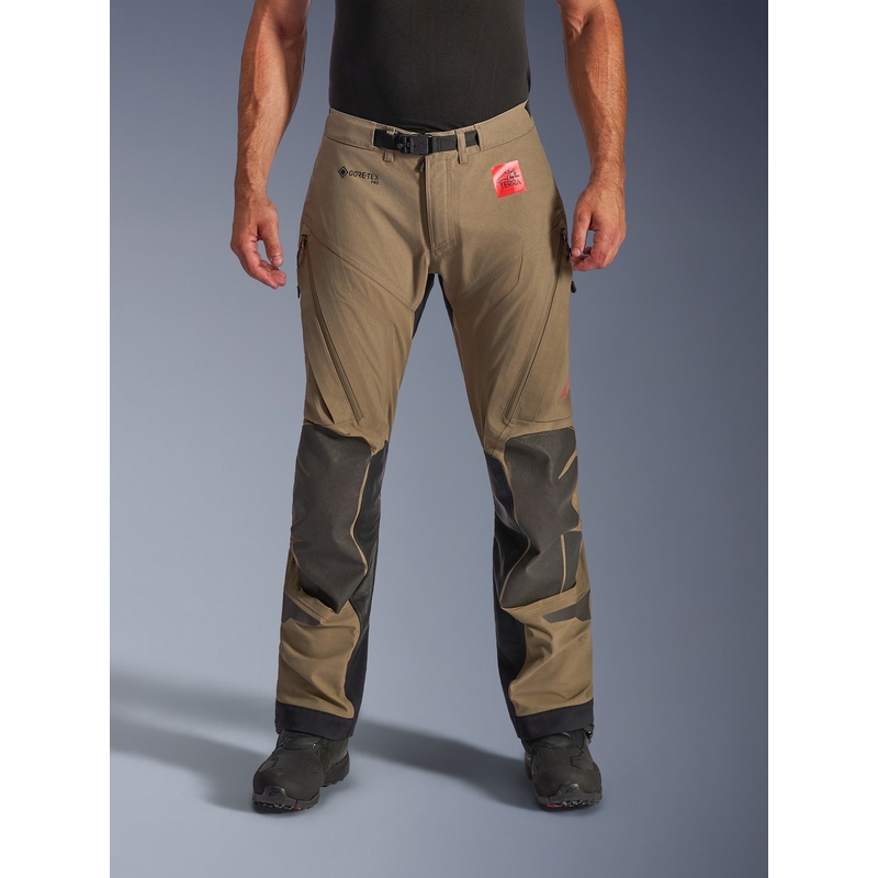 Pantaloni da moto Alpinestars Nazca 3L Gore-Tex PRO marrone chiaro-nero