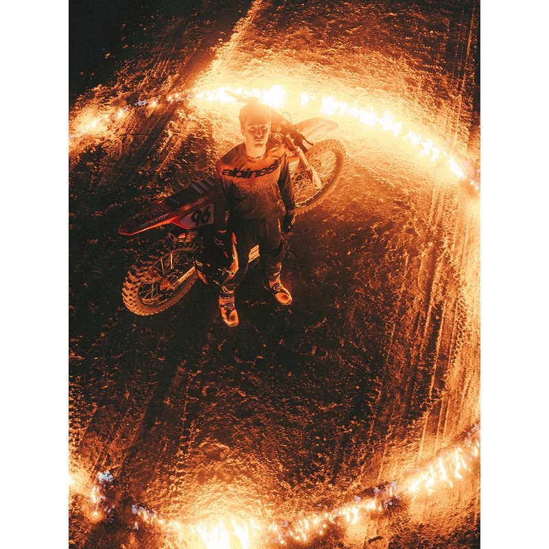 Stivali da moto Alpinestars Tech 10 Limited Edition Black Hole di colore nero