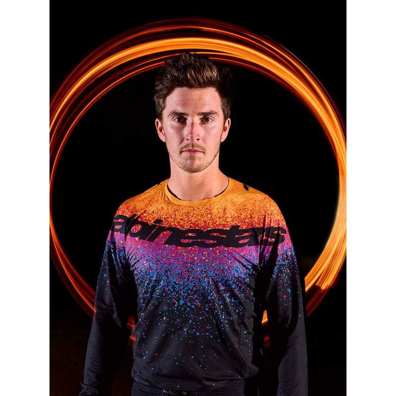 Maglia da motocross Alpinestars Supertech Black Hole in edizione limitata, colore nero