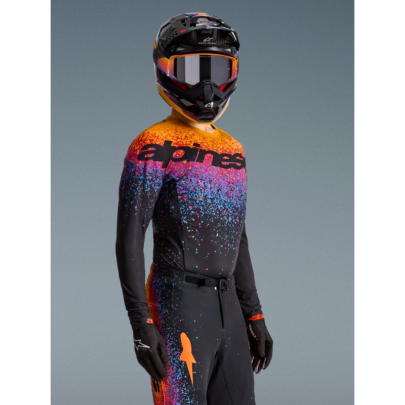 Maglia da motocross Alpinestars Supertech Black Hole in edizione limitata, colore nero