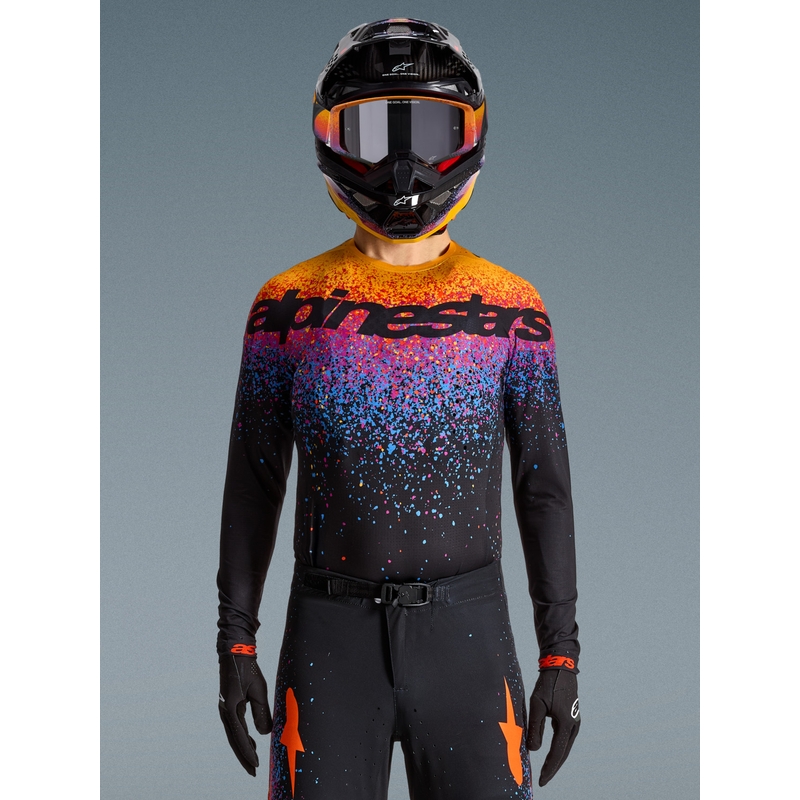 Maglia da motocross Alpinestars Supertech Black Hole in edizione limitata, colore nero