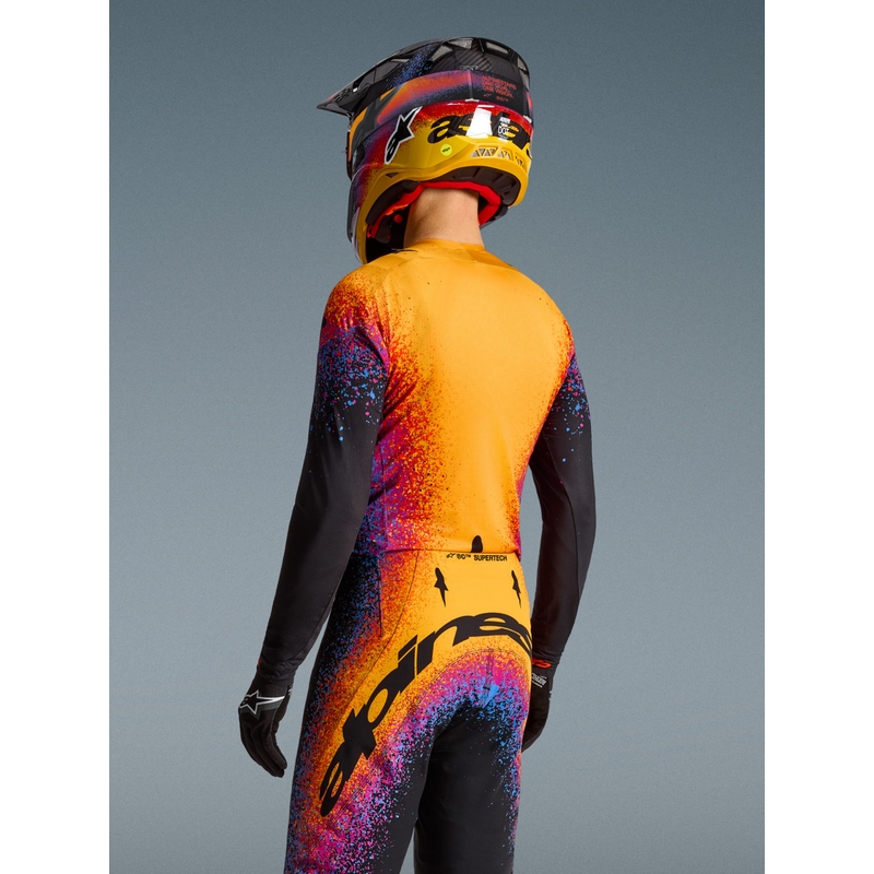 Maglia da motocross Alpinestars Supertech Black Hole in edizione limitata, colore nero