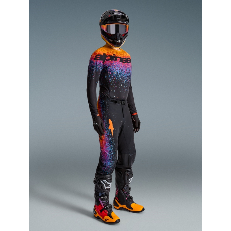 Pantaloni da motocross Alpinestars Supertech Limited Edition Black Hole - Neri
