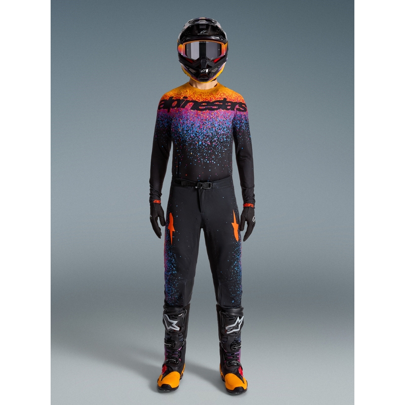 Pantaloni da motocross Alpinestars Supertech Limited Edition Black Hole - Neri