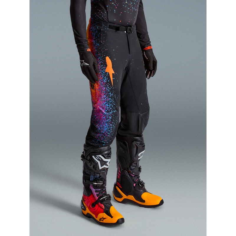 Pantaloni da motocross Alpinestars Supertech Limited Edition Black Hole - Neri