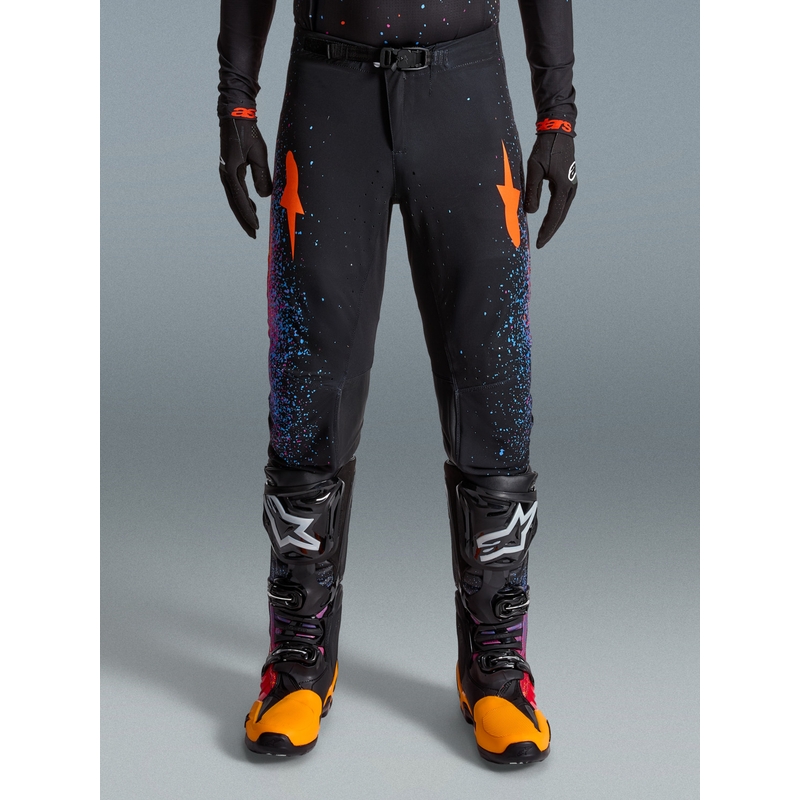 Pantaloni da motocross Alpinestars Supertech Limited Edition Black Hole - Neri
