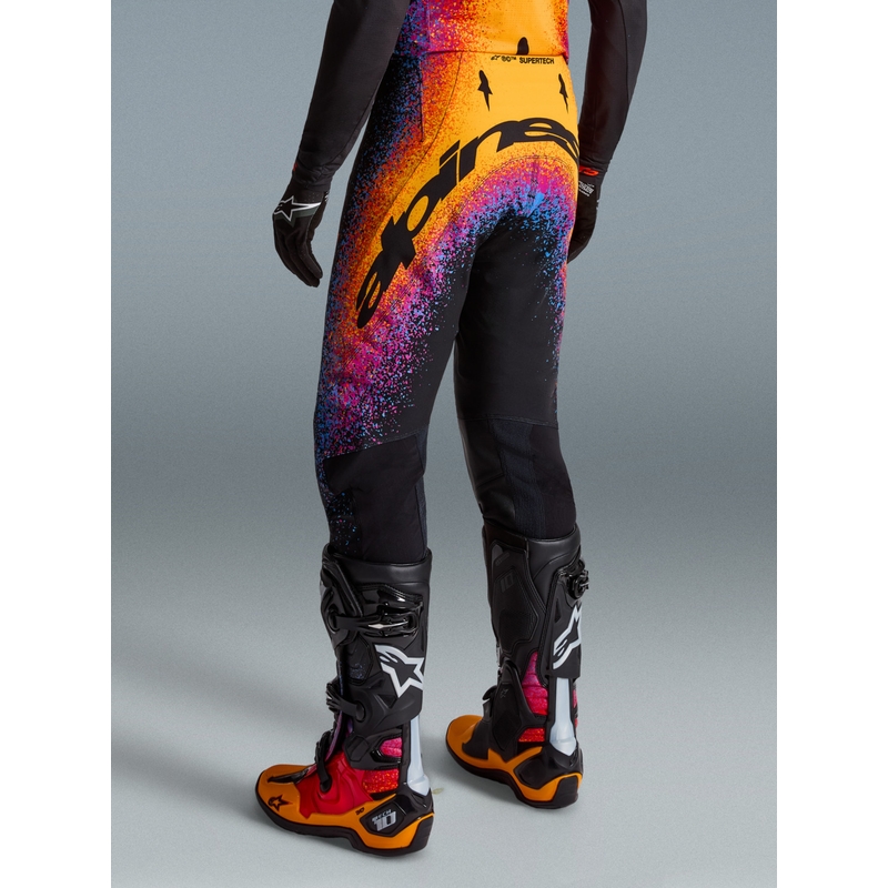 Pantaloni da motocross Alpinestars Supertech Limited Edition Black Hole - Neri