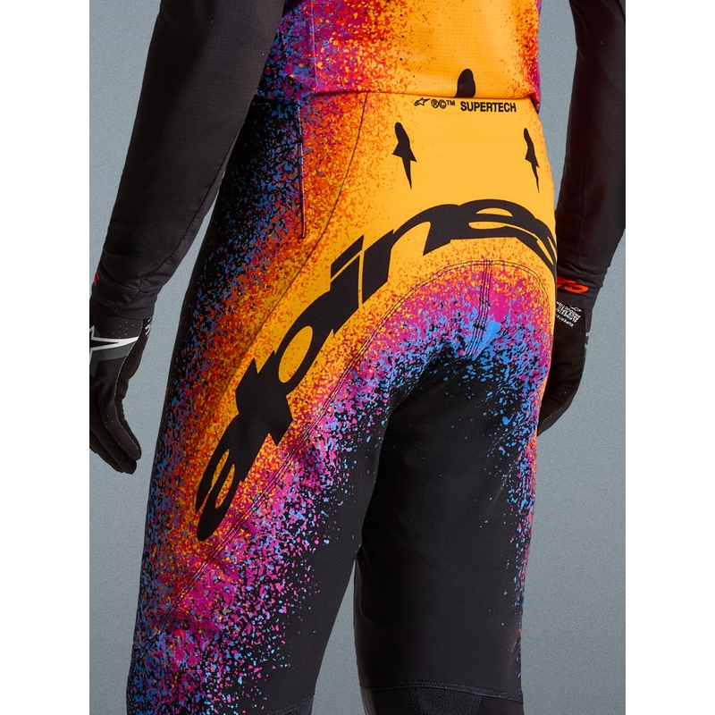 Pantaloni da motocross Alpinestars Supertech Limited Edition Black Hole - Neri