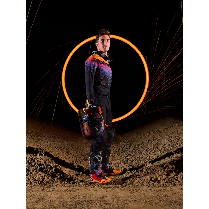 Pantaloni da motocross Alpinestars Supertech Limited Edition Black Hole - Neri