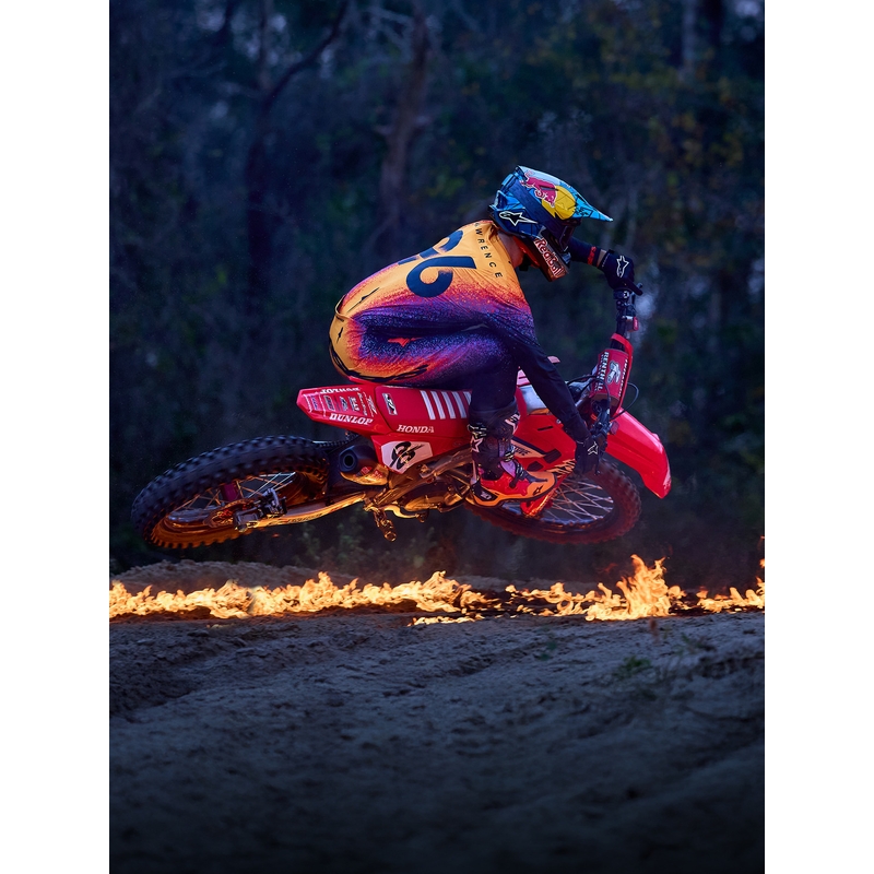 Casco da motocross Alpinestars Supertech S-M10 edizione limitata Black Hole di colore nero