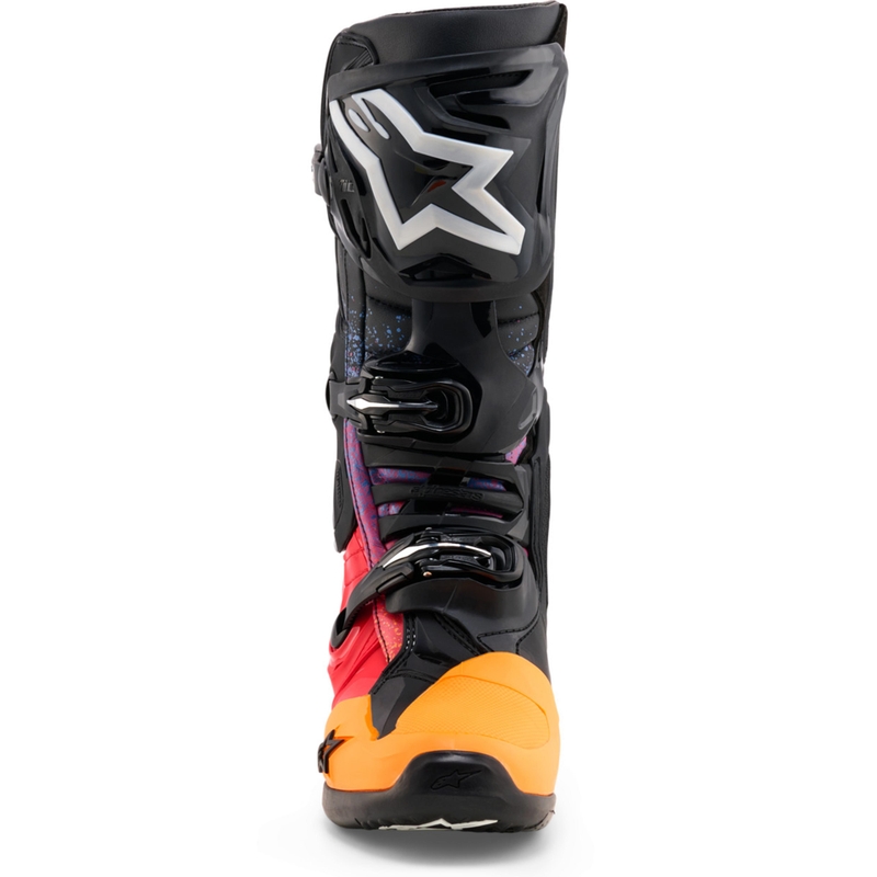 Stivali da moto Alpinestars Tech 10 Limited Edition Black Hole di colore nero