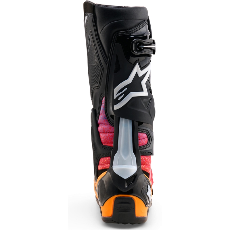 Stivali da moto Alpinestars Tech 10 Limited Edition Black Hole di colore nero