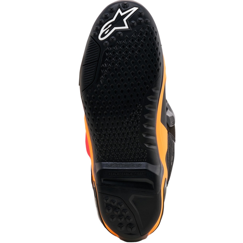 Stivali da moto Alpinestars Tech 10 Limited Edition Black Hole di colore nero