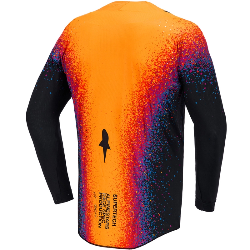 Maglia da motocross Alpinestars Supertech Black Hole in edizione limitata, colore nero