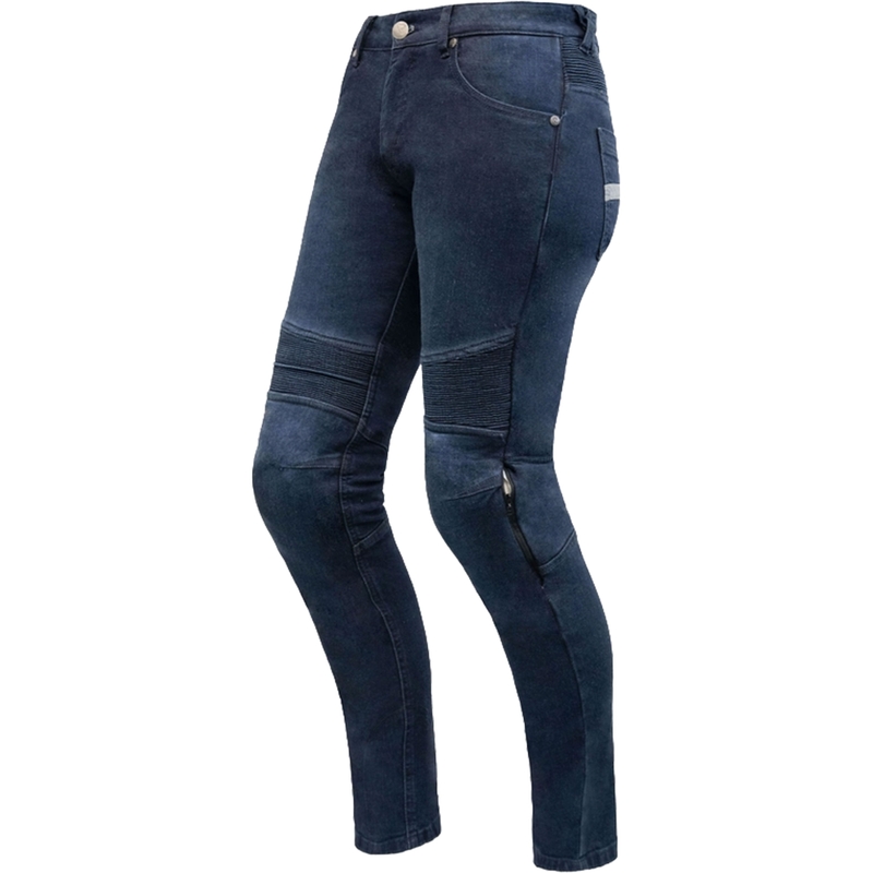 Jeans cropped Street Racer Spike II da donna di colore blu