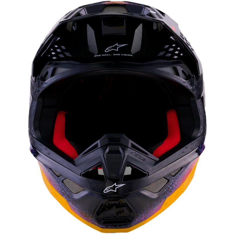 Casco da motocross Alpinestars Supertech S-M10 edizione limitata Black Hole di colore nero
