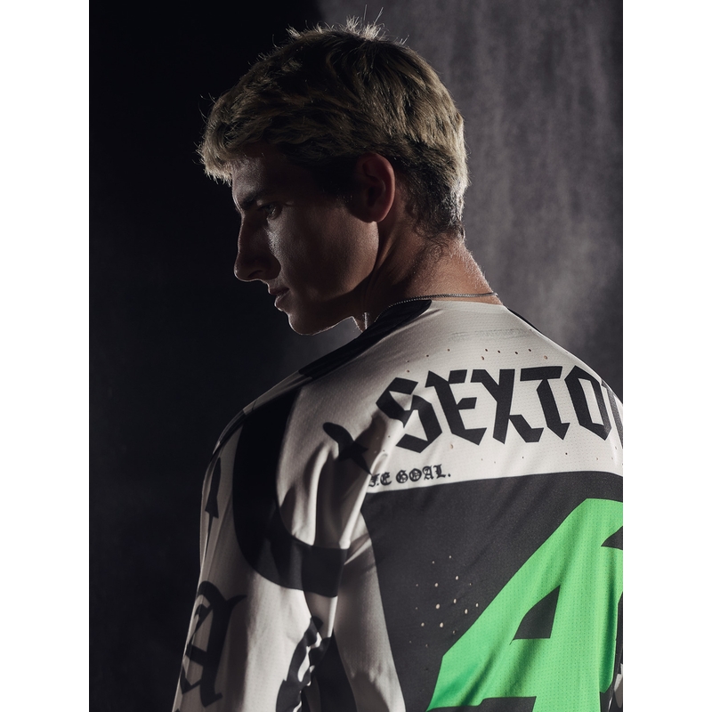 Maglia da motocross Alpinestars Techstar edizione limitata Wolf Dust sabbia-nero