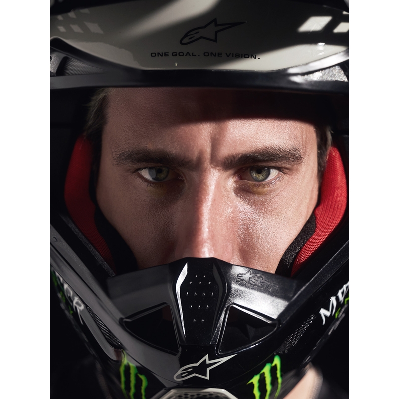 Maglia da motocross Alpinestars Techstar edizione limitata Wolf Dust sabbia-nero