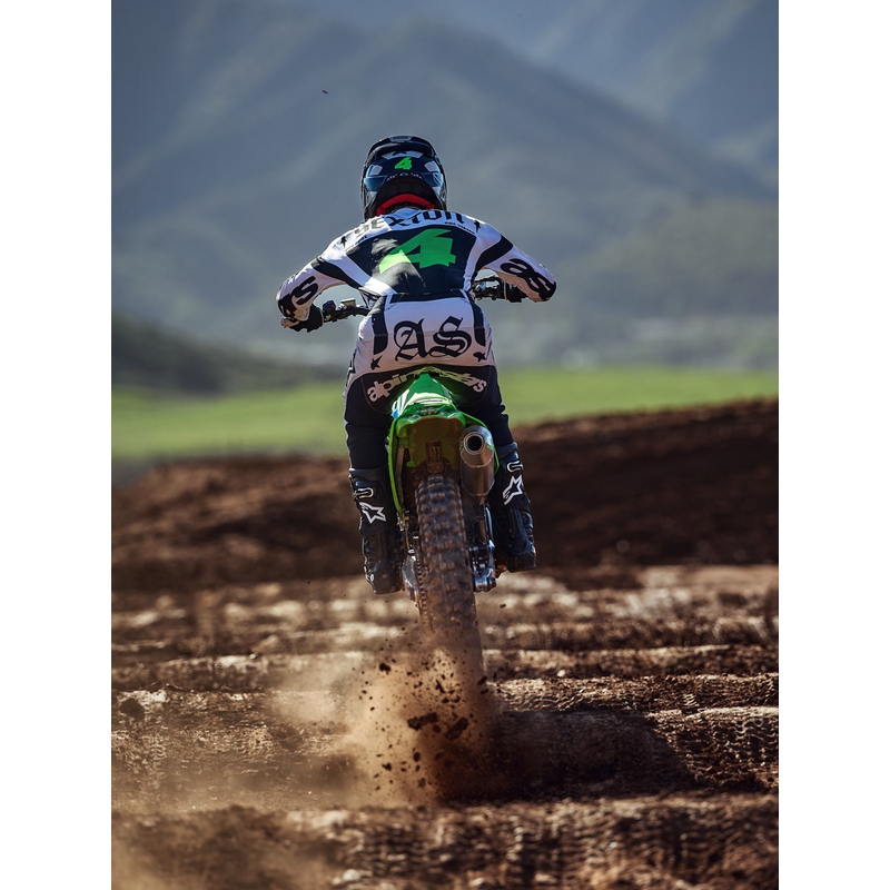 Maglia da motocross Alpinestars Techstar edizione limitata Wolf Dust sabbia-nero