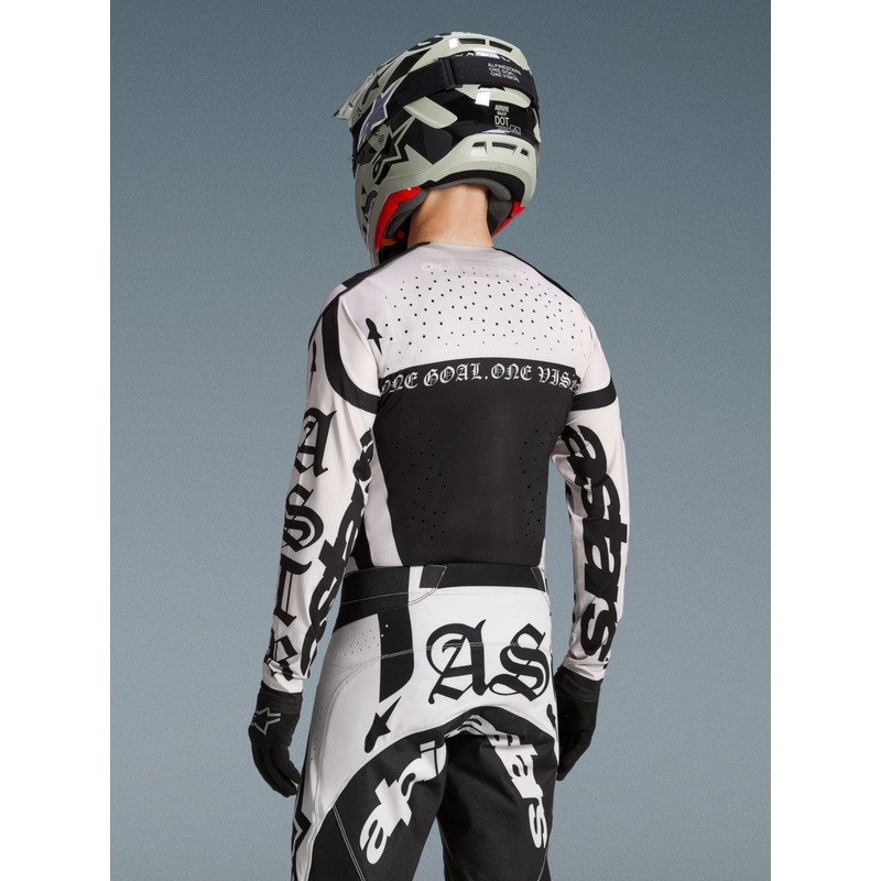 Maglia da motocross Alpinestars Techstar edizione limitata Wolf Dust sabbia-nero
