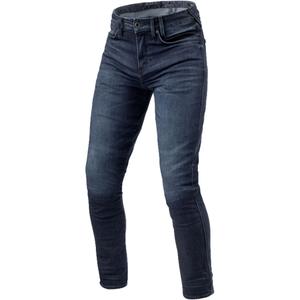 Jeans moto cropped Revit Carlin SK blu scuro