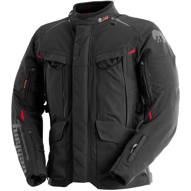 Giacca da moto Furygan CHALLENGER 3C PRIMALOFT® nero-rosso