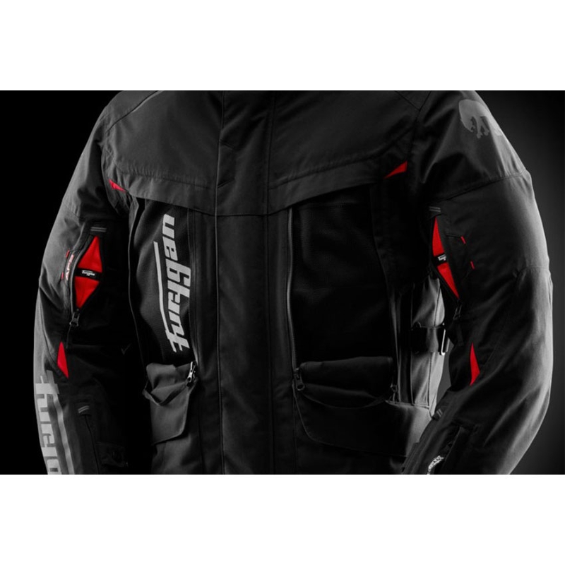 Giacca da moto Furygan CHALLENGER 3C PRIMALOFT® nero-rosso