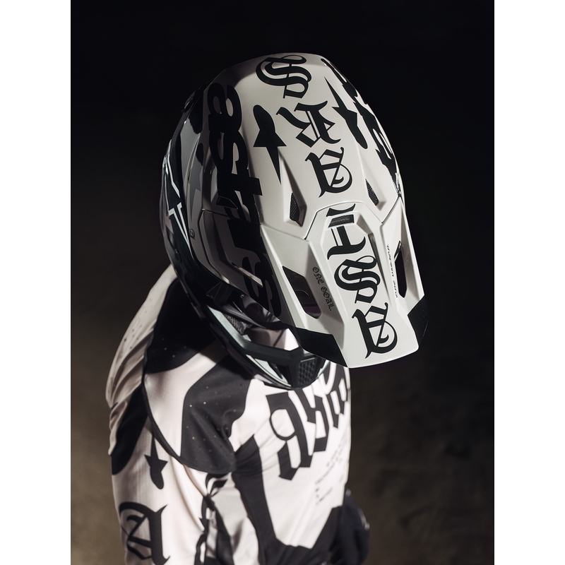 Casco da motocross Alpinestars Supertech S-M7 edizione limitata Wolf Dust sabbia-nero