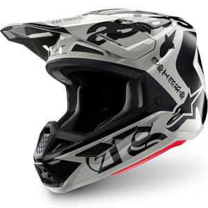 Casco da motocross Alpinestars Supertech S-M7 edizione limitata Wolf Dust sabbia-nero